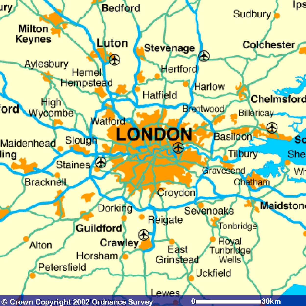 London England Map