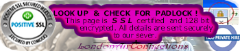 All Booking forms are SSL encrypted